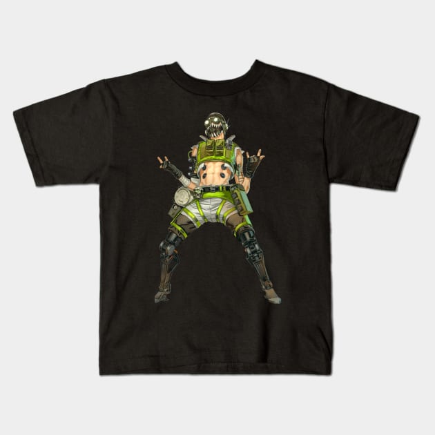 Apex Legends Octane Kids T-Shirt by Paul Draw